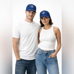NEW: Blue Baseball Cap with Blue Jay Logo UNISEX